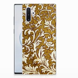 Siliconen Hoesje Samsung Galaxy Note 10 Plus Barok Goud