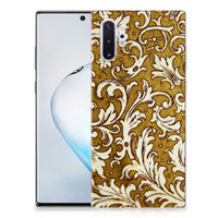 Siliconen Hoesje Samsung Galaxy Note 10 Plus Barok Goud - thumbnail