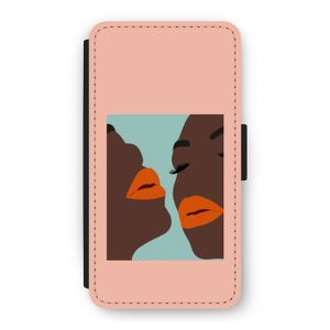 Orange lips: iPhone 11 Pro Flip Hoesje