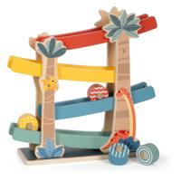 Small Foot - houten knikkerbaan dino