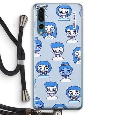 Gezichtjes: Huawei P20 Pro Transparant Hoesje met koord