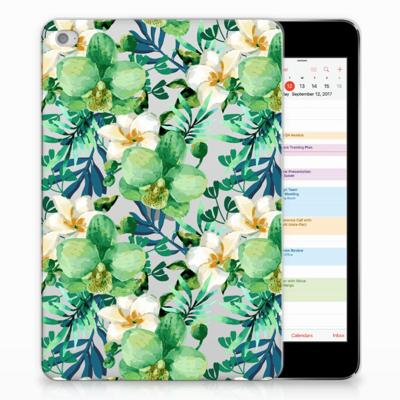 Apple iPad Mini 4 | Mini 5 (2019) | Siliconen hoesje | Orchidee Groen Apple iPad Mini 4 | Mini 5 (2019) | Siliconen hoesje | Orchidee Groen
