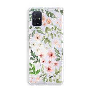 Botanical sweet flower heaven: Galaxy A71 Transparant Hoesje