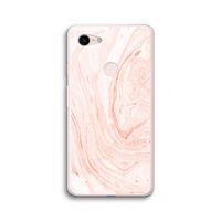 Peach bath: Google Pixel 3 XL Transparant Hoesje