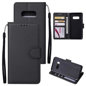 Samsung Galaxy S10e Wallet Case met standaardfunctie - Zwart