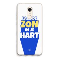 Laat de zon in je hart: Xiaomi Redmi 5 Transparant Hoesje