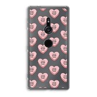 Chicks before dicks: Sony Xperia XZ2 Transparant Hoesje
