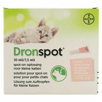Dronspot 30mg/7,5mg Spot-on Kat Kl.>0,5-2,5kg Pip2 Dronspot 30mg/7,5mg Spot-on Kat Kl.>0,5-2,5kg Pip2