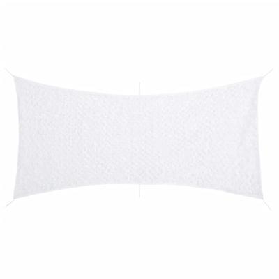 VidaXL Camouflagenet met opbergzak 410x285 cm wit