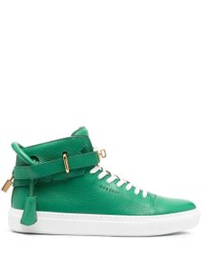 Buscemi baskets montantes en cuir - Vert