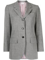 Thom Browne blazer à boutons embossés - Gris