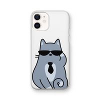 Cool cat: iPhone 12 Transparant Hoesje