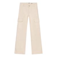 Indian Blue Jeans Meisjes jeans broek Cargo wide fit - Lily wit