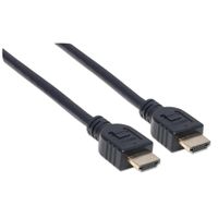 Manhattan 353953 HDMI-kabel HDMI Aansluitkabel HDMI-A-stekker, HDMI-A-stekker 5.00 m Zwart UL gecertificeerd, Ultra HD-HDMI - thumbnail