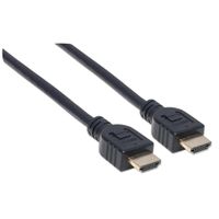 Manhattan 353953 HDMI-kabel HDMI Aansluitkabel HDMI-A-stekker, HDMI-A-stekker 5.00 m Zwart 4K UHD, UL gecertificeerd - thumbnail