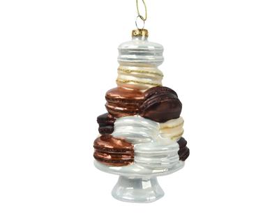 Cake glas l8b8h13.5 cm bruin - Decoris
