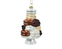Cake glas l8b8h13.5 cm bruin - Decoris