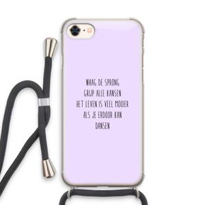 Sprong: iPhone 8 Transparant Hoesje met koord