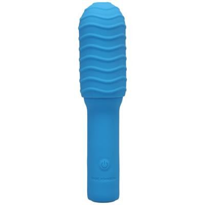 Doc Johnson Elite - Mini Vibrator met verwisselbare opzetstuk - 4 / 10 cm