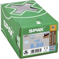 SPAX 0537000500803 R 88192 Zylinderkopf T-STAR Houtschroef 5 mm 80 mm T-STAR plus RVS A2 100 stuk(s)
