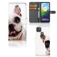 Motorola Moto G9 Power | Telefoonhoesje | Met pasjeshouder | Franse Bulldog