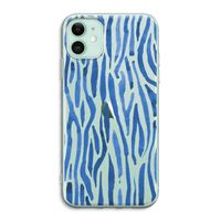 Blauwe nerven: iPhone 11 Transparant Hoesje