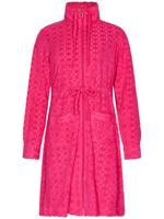 Felroze badstoffen badjas rits