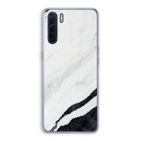 Elegante marmer: Oppo A91 Transparant Hoesje