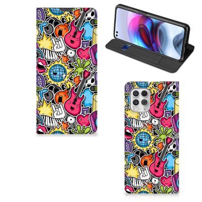 Motorola Moto G100 Hippe | Standcase | Punk Rock