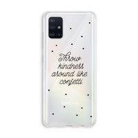 Confetti: Galaxy A51 4G Transparant Hoesje