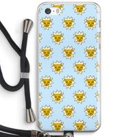 Leeuwenkoppen: iPhone 5 / 5S / SE Transparant Hoesje met koord