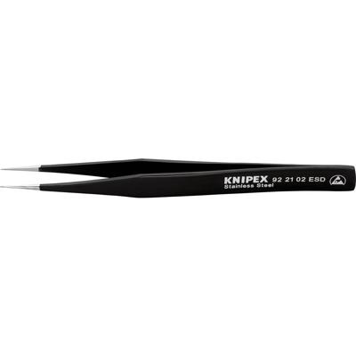 Knipex 92 21 02 ESD Pincet ESD 1 stuks Spits, fijn, extra dünn 128 mm