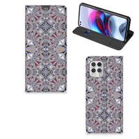 Motorola Moto G100 Standcase Flower Tiles - thumbnail