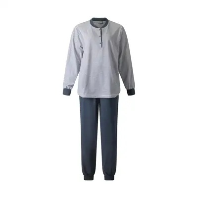 Tricot dames pyjama - Lange mouwen - Old Stripe