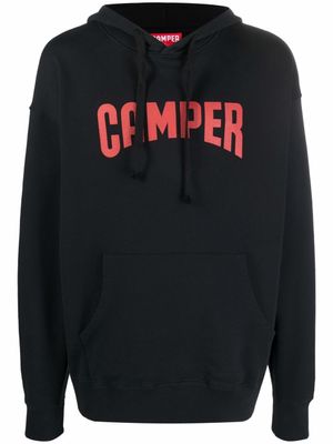 Camper hoodie à logo imprimé - Noir