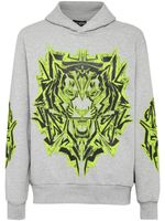 Plein Sport Thunder Tiger long-sleeved hoodie - Gris - thumbnail