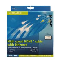Scanpart hdmi kabel high speed en ethernet 10m Scanpart hdmi kabel high speed en ethernet 10m