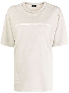 Mauna Kea t-shirt à slogan imprimé - Marron