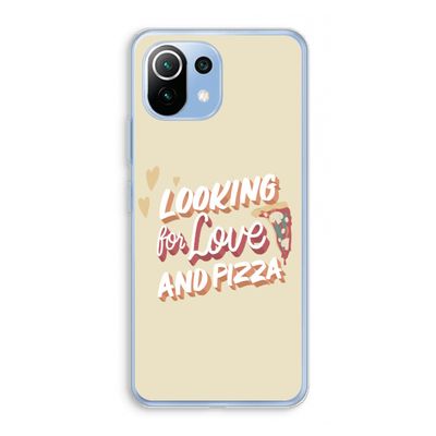 Pizza is the answer: Xiaomi Mi 11 Lite Transparant Hoesje