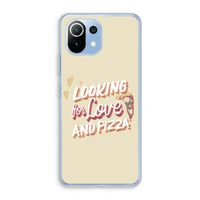 Pizza is the answer: Xiaomi Mi 11 Lite Transparant Hoesje