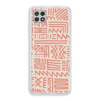 Marrakech Pink: Samsung Galaxy A22 4G Transparant Hoesje