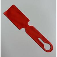 Kofferlabel 55x230mm oranje 250 stuks