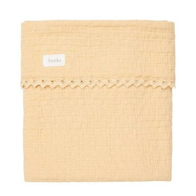 Koeka Elba baby wiegdeken 75x100 cm sahara