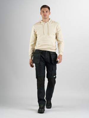 247Jeans Bull Workwear W41 Dark Blue Denim Coated - Werk Jeans - Werkspijkerbroek