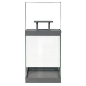 Finca Lantaarn Steel Grey Medium | 20.2 cm x 20.2 cm | Grijs | Staal