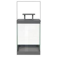 Finca Lantaarn Steel Grey Medium | 20.2 cm x 20.2 cm | Grijs | Staal