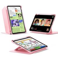iPad Air 11" (2025) Flip Magnetic Case with Pencil Holder - Pink