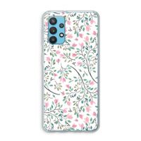 Sierlijke bloemen: Samsung Galaxy A32 4G Transparant Hoesje