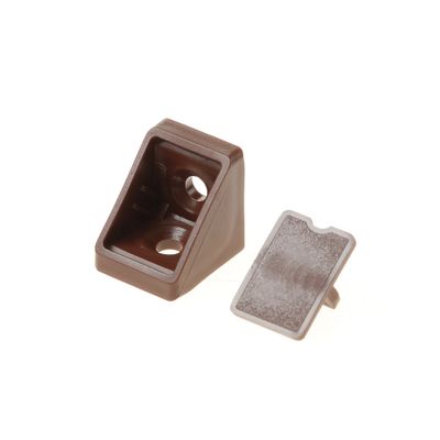 Hoekverbinder mini kap donkerbruin