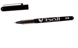 Pilot liquid-ink roller Vball 05, zwart